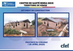 image en avant de Travaux de construction du Centre de santé Binda Seke dans le Kwango
