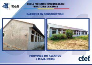 image en avant de PDL-154T: Construction de l’école primaire Kindongolosi dans la province du Kwango
