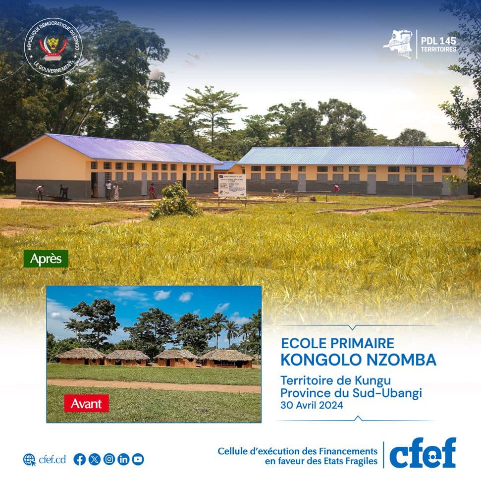 image en avant de PDL-145T : L’école primaire Kongolo Nzomba