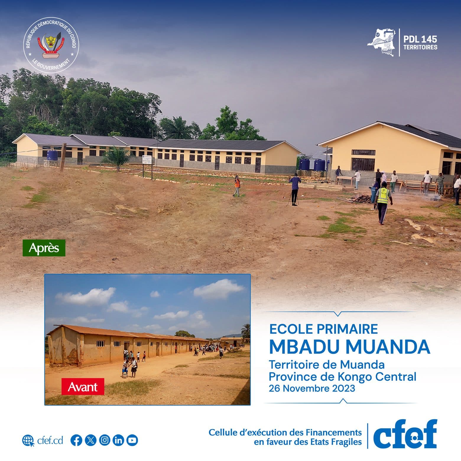 image en avant de PDL-145T : L’école primaire Mbadu Muanda