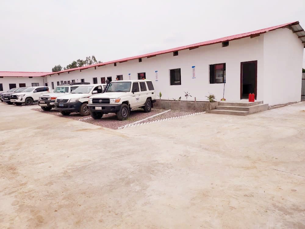 image en avant de Viabilisation de la ZES pilote de Maluku : Bureau de chantier de l’entreprise CGCD