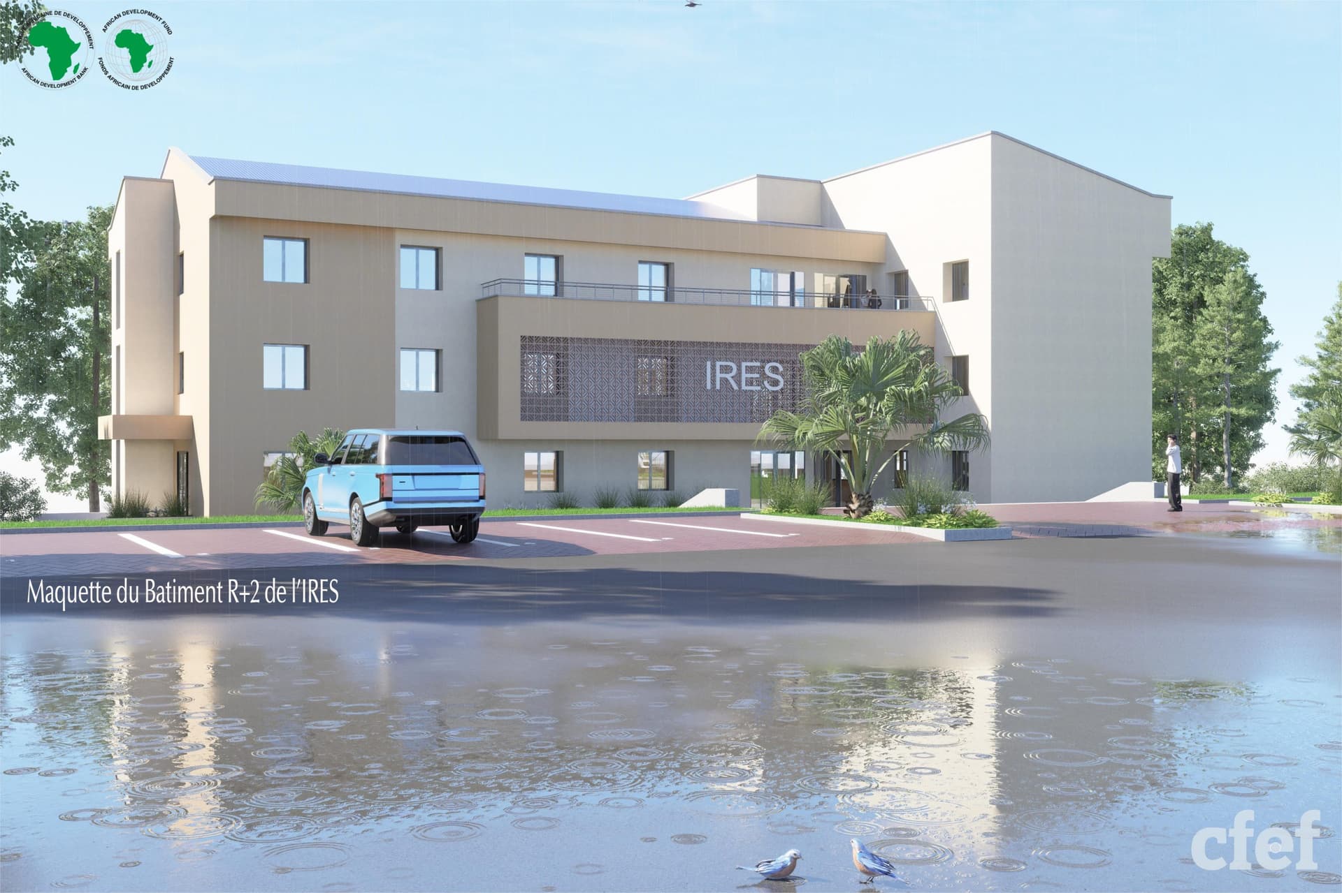 image en avant de Kinshasa, 4 novembre 2025 Lancement officiel des travaux de construction du bâtiment de l’IRES